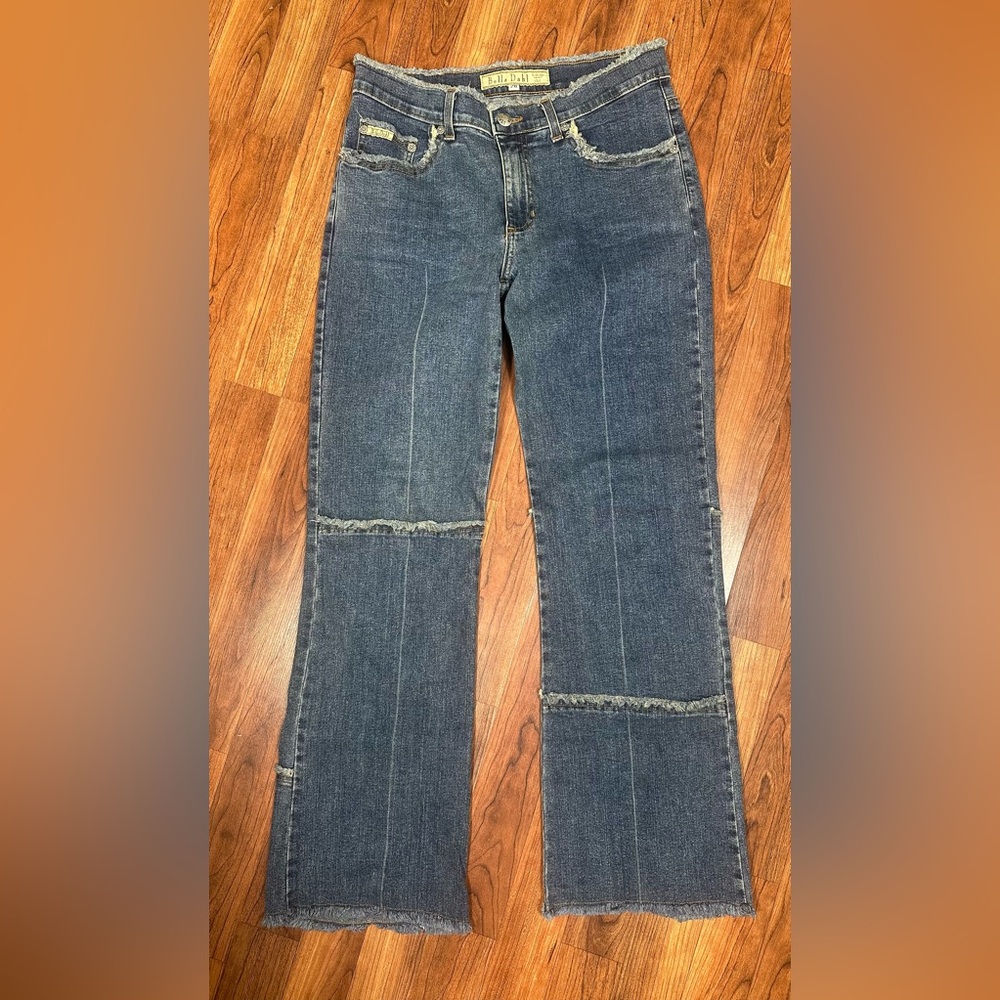 Bella Dahl Vintage Chic Raw/Frayed Hem Wide Leg Jeans Size 28